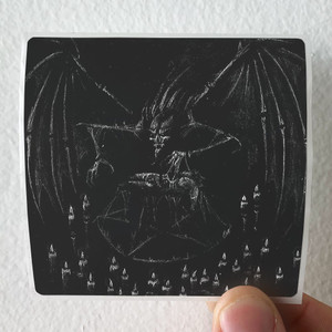 Satanic Warmaster Winters Hunger Torches Album Cover Sticker Satanic Warmaster Winters Hunger Torches Album Cover Sticker