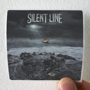 Silent Line Shattered Shores Album Cover Sticker