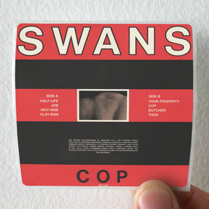 Swans Cop 1 Album Cover Sticker