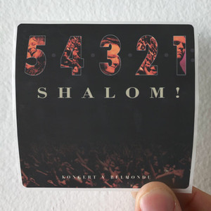 Shalom 5 4 3 2 1 Shalom Album Cover Sticker Shalom 5 4 3 2 1 Shalom Album Cover Sticker