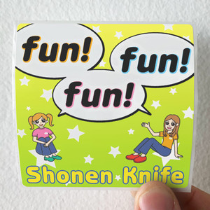 Shonen Knife Fun Fun Fun Album Cover Sticker