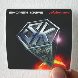 Shonen Knife Adventure Album Cover Sticker Shonen Knife Adventure Album Cover Sticker