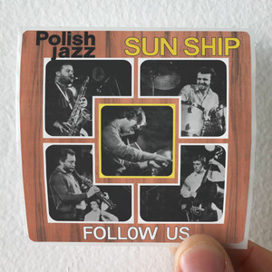 Sun Ship Follow Us Album Cover Sticker