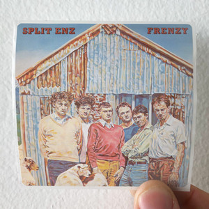 Split Enz Frenzy Album Cover Sticker