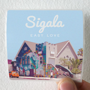 Sigala Easy Love Album Cover Sticker