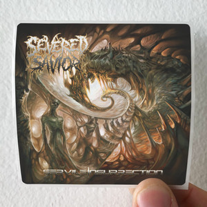 Severed Savior Servile Insurrection Album Cover Sticker Severed Savior Servile Insurrection Album Cover Sticker