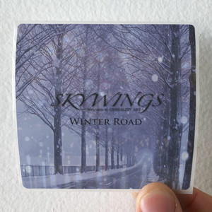 Skywings Winter Road Album Cover Sticker