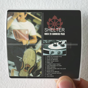 Shelter When 20 Summers Pass Album Cover Sticker