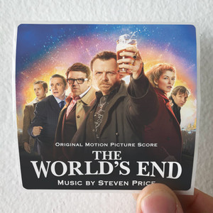 Steven Price The Worlds End Album Cover Sticker Steven Price The Worlds End Album Cover Sticker