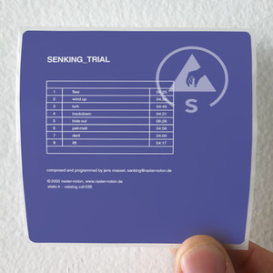 Senking Trial Album Cover Sticker