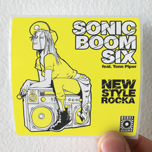 Sonic Boom Six New Style Rocka Album Cover Sticker Sonic Boom Six New Style Rocka Album Cover Sticker