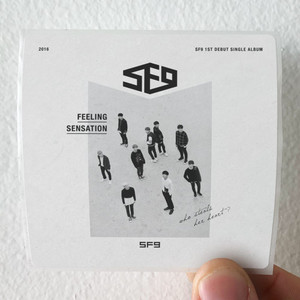 SF9 Feeling Sensation Album Cover Sticker SF9 Feeling Sensation Album Cover Sticker
