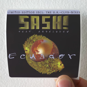 Sash Ecuador Album Cover Sticker Sash Ecuador Album Cover Sticker