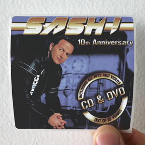 Sash 10Th Anniversary Album Cover Sticker