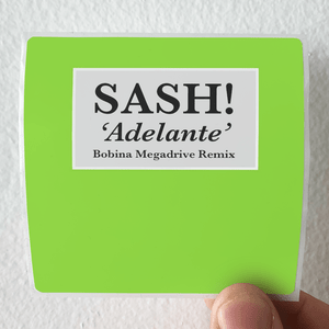 Sash Adelante Album Cover Sticker Sash Adelante Album Cover Sticker