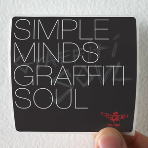Simple Minds Graffiti Soul Album Cover Sticker