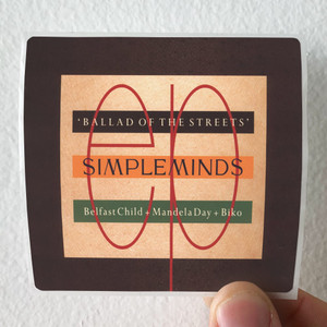 Simple Minds Ballad Of The Streets Ep Album Cover Sticker Simple Minds Ballad Of The Streets Ep Album Cover Sticker