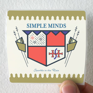Simple Minds Sparkle In The Rain 4 Album Cover Sticker