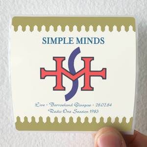 Simple Minds Sparkle In The Rain 1 Album Cover Sticker