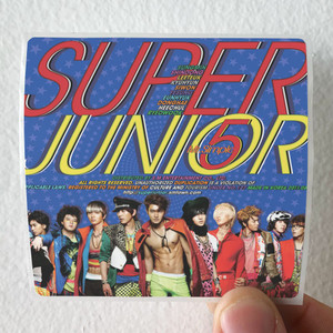Super Junior Mr Simple 1 Album Cover Sticker Super Junior Mr Simple 1 Album Cover Sticker