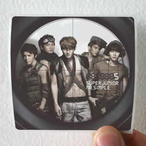 Super Junior Mr Simple Album Cover Sticker Super Junior Mr Simple Album Cover Sticker