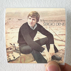 Sergio Denis Te Llamo Para Despedirme Album Cover Sticker Sergio Denis Te Llamo Para Despedirme Album Cover Sticker
