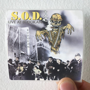 Stormtroopers of Death Live At Budokan Album Cover Sticker