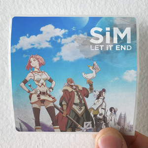 SiM Let It End Album Cover Sticker