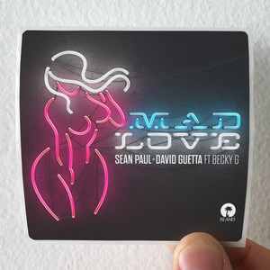 Sean Paul Mad Love Album Cover Sticker Sean Paul Mad Love Album Cover Sticker