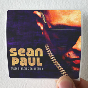 Sean Paul Dutty Classics Collection Album Cover Sticker Sean Paul Dutty Classics Collection Album Cover Sticker