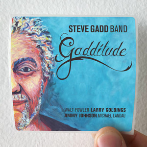 Steve Gadd Band Gadditude Album Cover T-Shirt Black