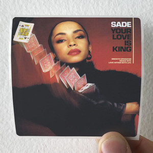 Sade Your Love Is King Album Cover Sticker Sade Your Love Is King Album Cover Sticker