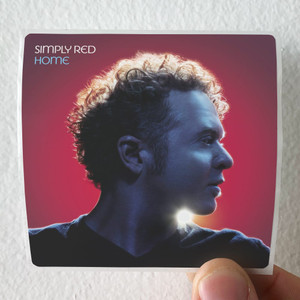 Simply Red Home Album Cover Sticker