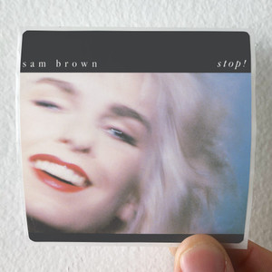 Sam Brown Stop Album Cover Sticker