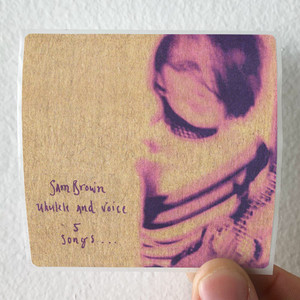 Sam Brown Ukulele And Voice 5 Songs Album Cover Sticker