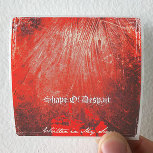Shape of Despair Written In My Scars Album Cover Sticker Shape of Despair Written In My Scars Album Cover Sticker