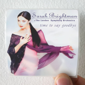 Sarah Brightman Timeless Time To Say Goodbye Album Cover Sticker Sarah Brightman Timeless Time To Say Goodbye Album Cover Sticker
