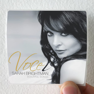 Sarah Brightman Voce Beautiful Songs Album Cover Sticker Sarah Brightman Voce Beautiful Songs Album Cover Sticker