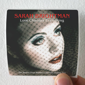 Sarah Brightman Love Changes Everything Album Cover Sticker Sarah Brightman Love Changes Everything Album Cover Sticker
