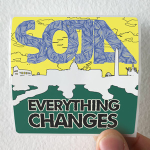 Soldiers of Jah Army Everything Changes Album Cover Sticker Soldiers of Jah Army Everything Changes Album Cover Sticker