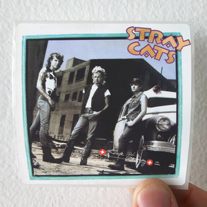 Stray Cats Rock Therapy Album Cover Sticker