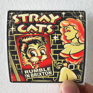 Stray Cats Rumble In Brixton Album Cover Sticker