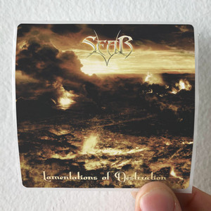 Sear Lamentations Of Destruction Album Cover Sticker Sear Lamentations Of Destruction Album Cover Sticker