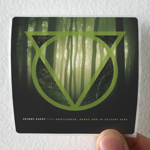 Skinny Puppy Live Bootlegged Broke And In Solvent Seas Album Cover Sticker