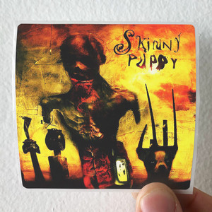 Skinny Puppy Brap Back And Forth Volume Three Album Cover Sticker Skinny Puppy Brap Back And Forth Volume Three Album Cover Sticker