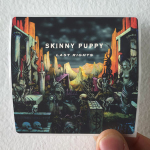 Skinny Puppy Last Rights 1 Album Cover Sticker Skinny Puppy Last Rights 1 Album Cover Sticker