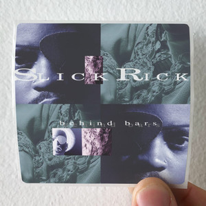 Slick Rick Behind Bars Album Cover Sticker