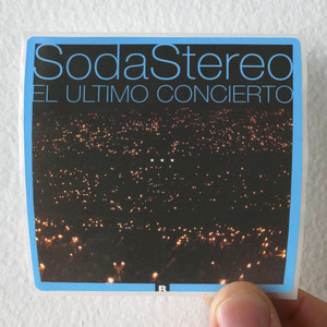 Soda Stereo El Ltimo Concierto B Album Cover Sticker