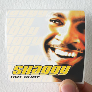 Shaggy Hot Shot Album Cover Sticker Shaggy Hot Shot Album Cover Sticker