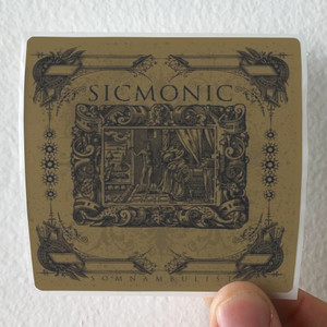 sicmonic Somnambulist Album Cover Sticker sicmonic Somnambulist Album Cover Sticker